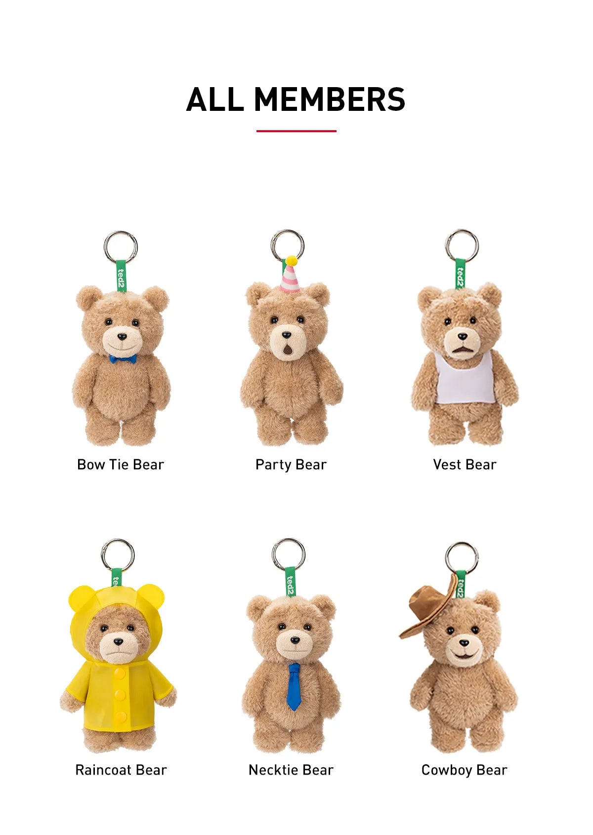 Llavero Oso Ted Popmart